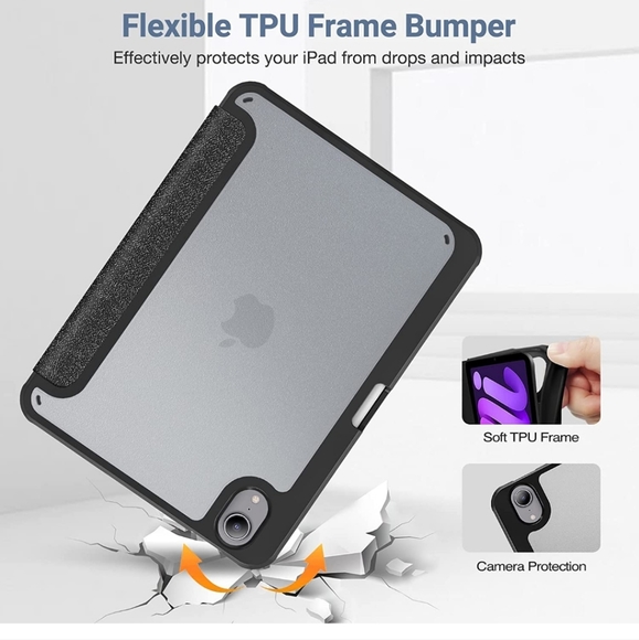 ProCase iPad Mini 6 6th Generation Case 8.3 Inch with Pencil Holder - Picture 5 of 7